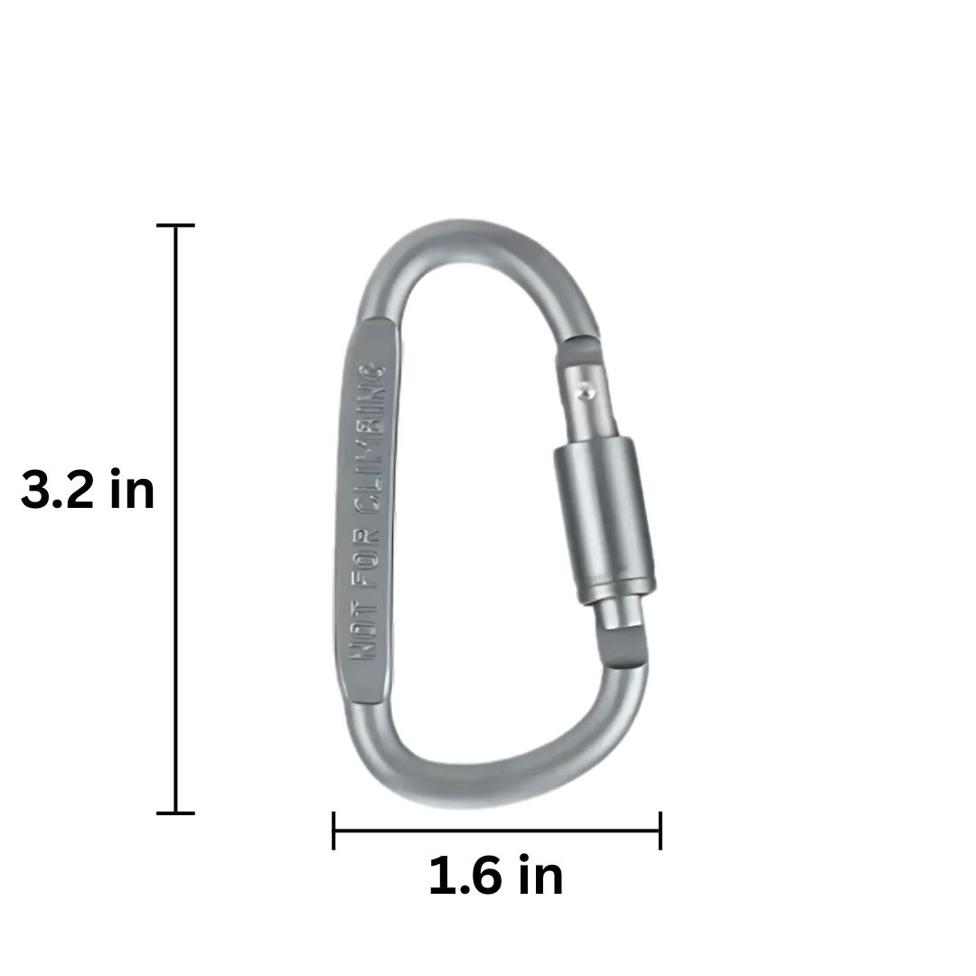 Tactical Carabiner 4x - Rovix - Tactical Locking Carabiner Clip -